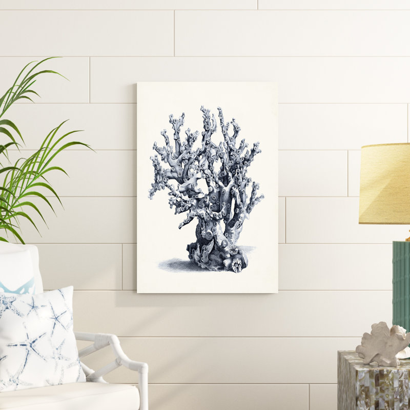 Bleu antique corail II, H 36 po x l 24 po x P 1,25 po