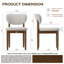 Chaise d'appoint rembourrée en bois massif-128932286