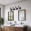 Éclairage pour meuble-lavabo à intensité variable à 4 lumières