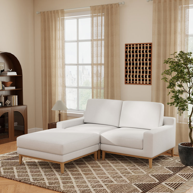 Canapé modulaire Bourbeau, Blanc