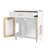 Cat Litter Box Enclosure With Charging Station