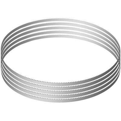 Band Saw Blade, 79.5x0.63x0.02 inch, Pack Meat Bandsaw Blades for Replacement, Carbon Steel Blade, Meat Cutting Blade Wrapped by Rust-Proof Paper, Fit for Commercial Bone Saw Machines