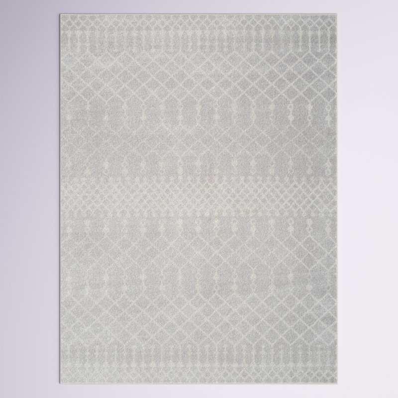 Tapis gris Athalla, Rectangle 5 pi 3 po x 7 pi