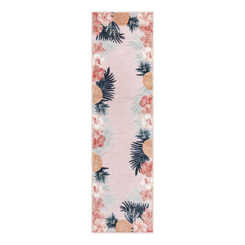 Tapis fleuri Firman Flora, Tapis de couloir 2 pi 2 po x 8 pi