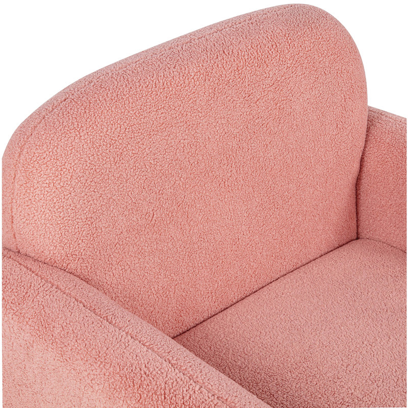 Canapé simple et coussin décoratif, structure en bois massif, capacité de 300 lb pour les petits espaces
