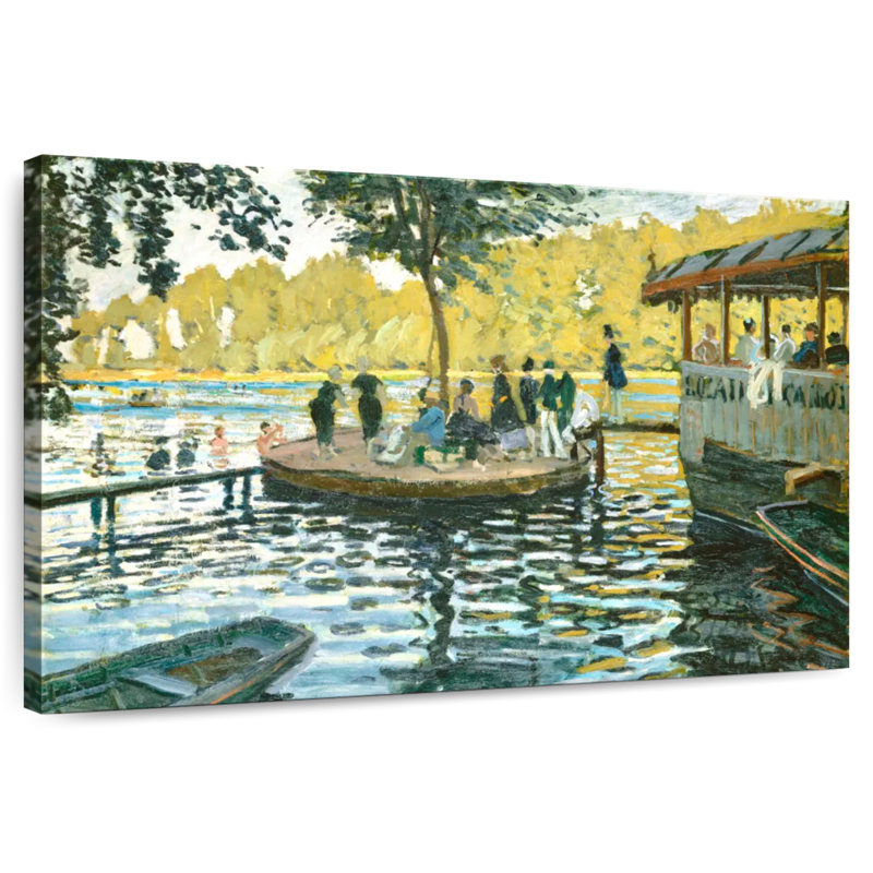 Sireci La Grenouillere 1869, H 20 po x l 30 po