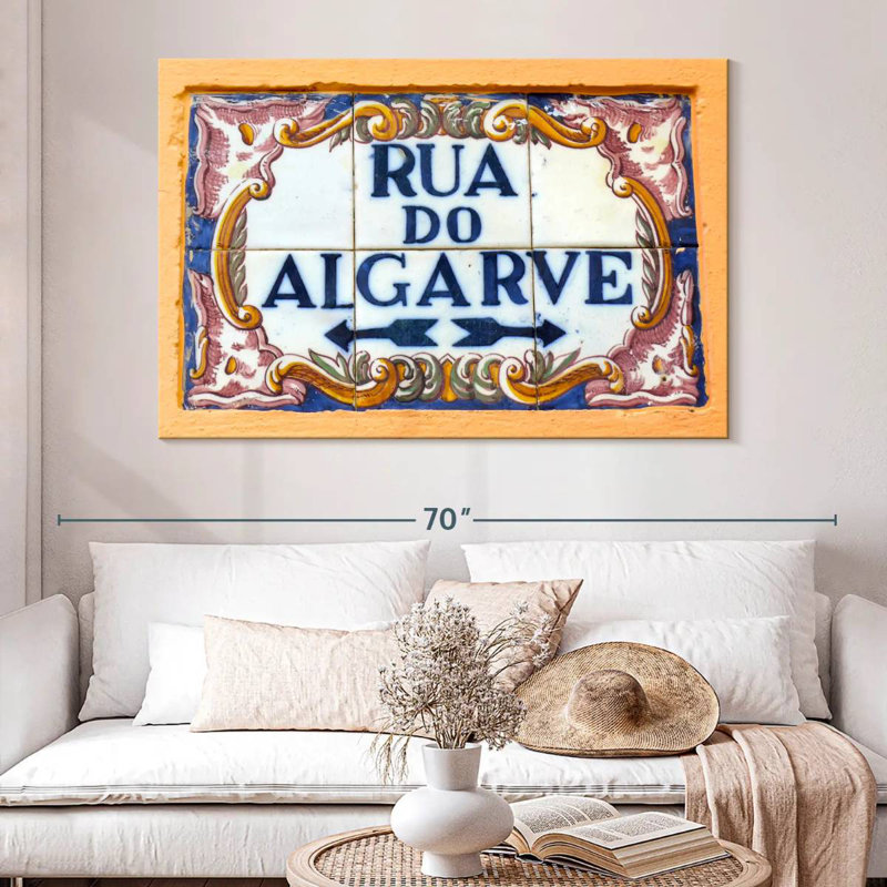Enseigne Kavia Rua Do Algarve, H 34 po x l 51 po