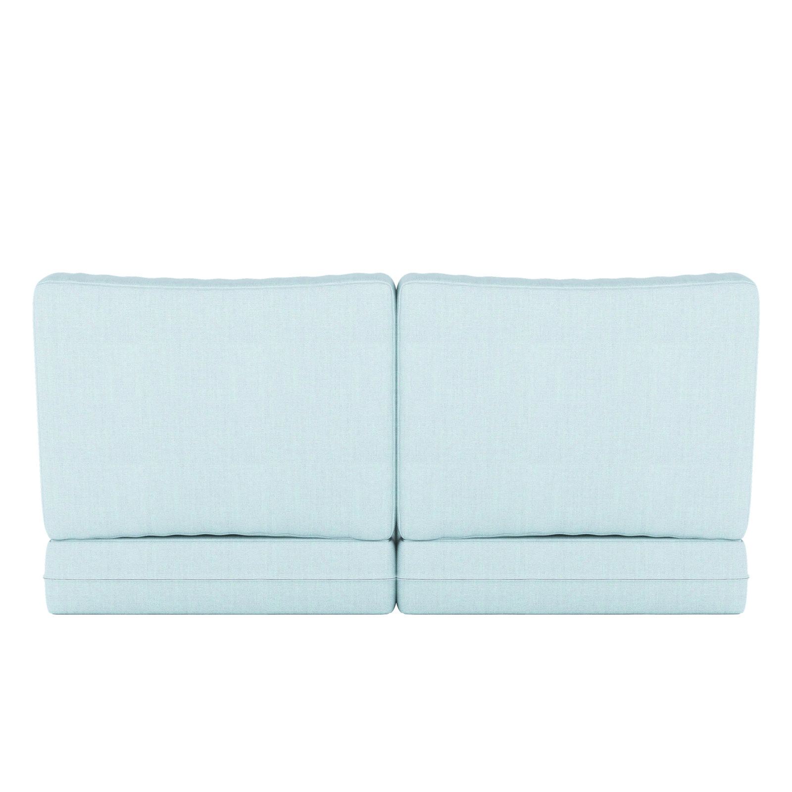 24" Sunbrella® Loveseat Seat and Back Cushion, Sunbrella Bliss Dew