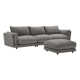 Rotherham 4 - Piece Upholstered Modular Sectional