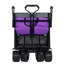 Avec poignée-poussoir, chariot pliable de 480 lb avec auvent, chariot de chariot avec roues tout-terrain de 7 po, chariot pliable léger, grande capacité pour le camping, le magasinage, les sports et le jardin-123018793