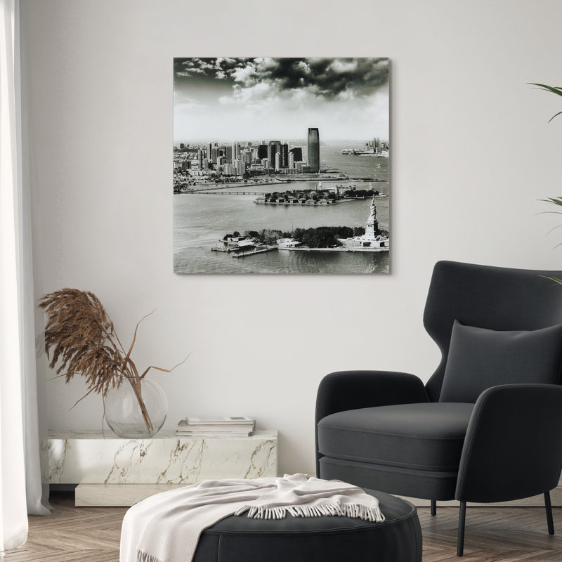 « new york horizon a », impression sur verre