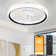 Ceiling Fan With LED Light - Reversible, 6 Speeds, Dimmable Light