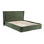 Grand lit en chenille vert foncé Cheryl-2040186877