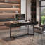 Bureau d'ordinateur 70,87 ", bureau d'étude et de travail, pieds en Y en métal