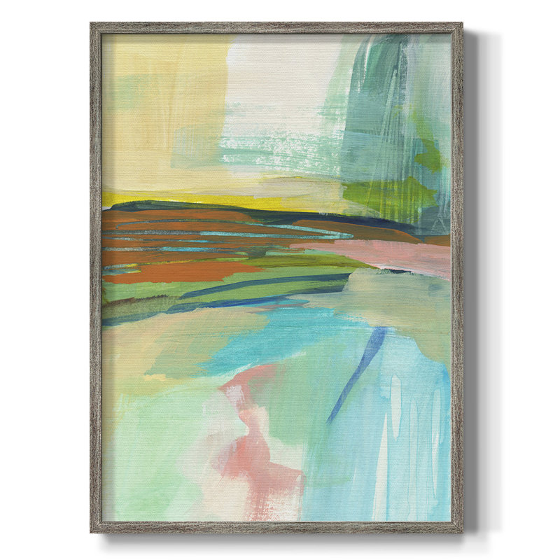 Radiant Horizon IV Framed Print - Solid Wood, 15" H x 12" W