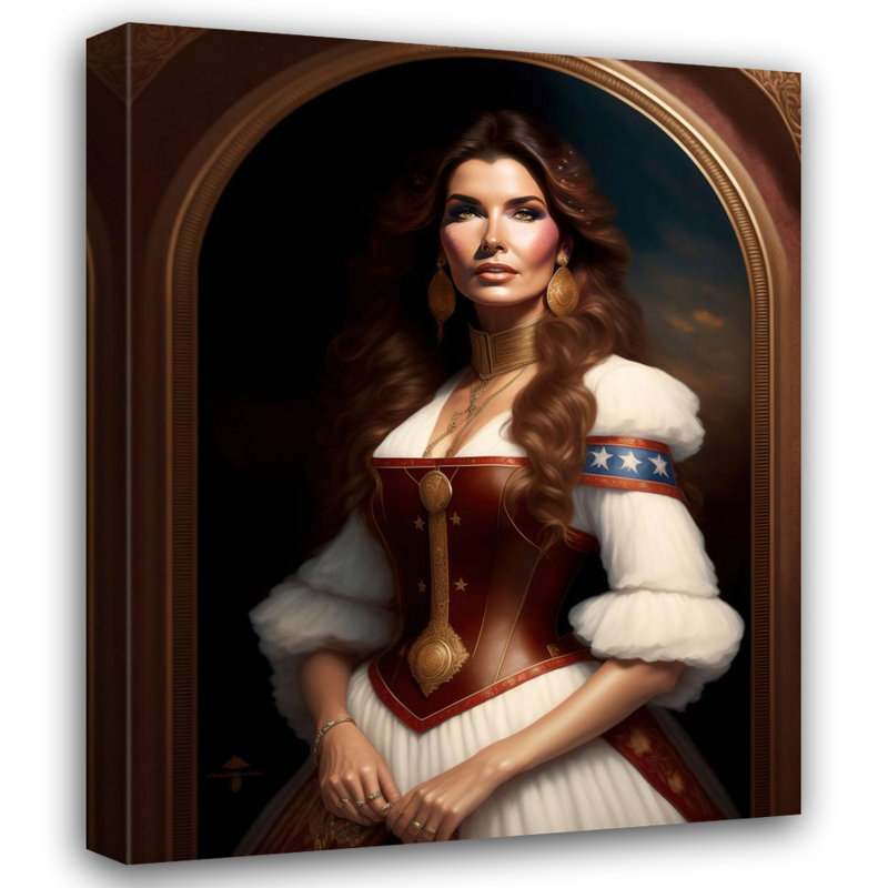 " Country Music Shania Twain " by Stephen Chambers, 18" H x 15" W x 1.5" D