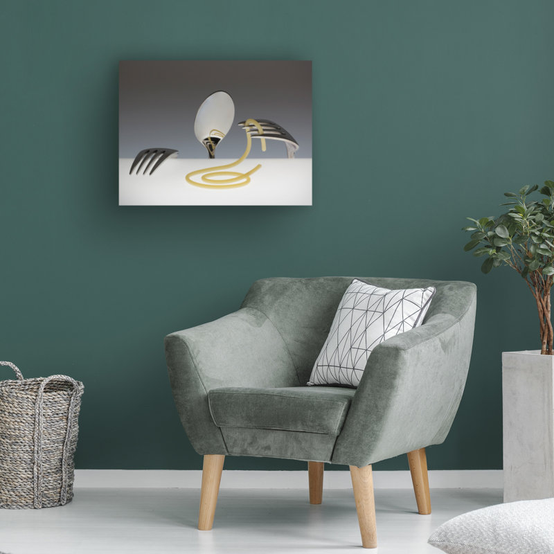 Toile tendue - Art mural Wieteke De Kogel «And Now Eat» pour le salon, la chambre à coucher ou le bureau - 24 x 32