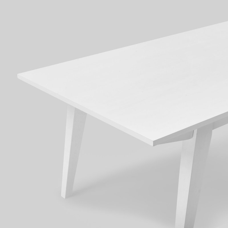 Kaycee Solid Coffee Table, White