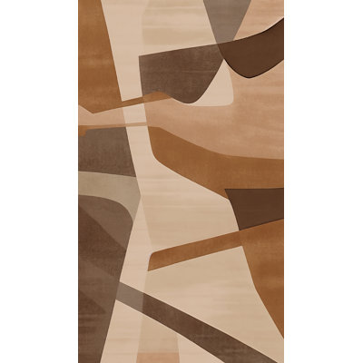 Murale brune Canyon Strata