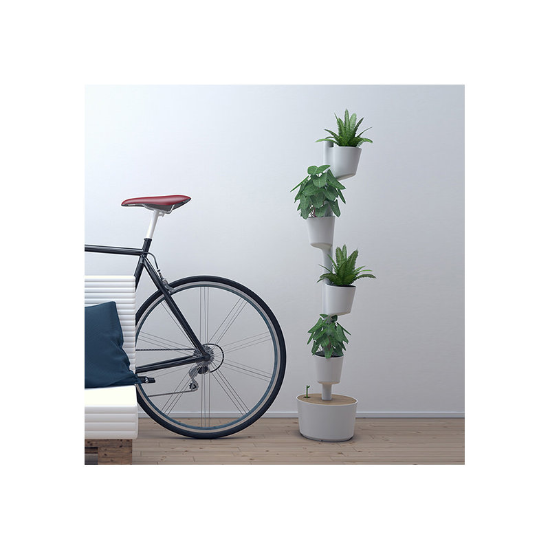 CitySens Pot Planter, White