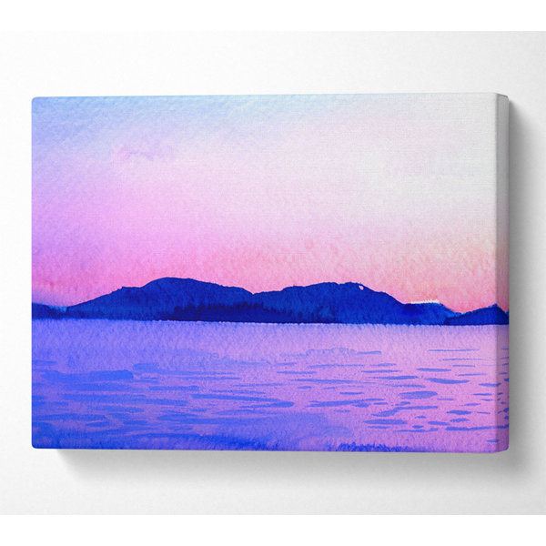 House of Hampton Mountain Ocean Calm - Wrapped Canvas Art Prints ...