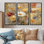 Autumn Wildflower Fields - Ensemble de décoration murale fleurs sauvages