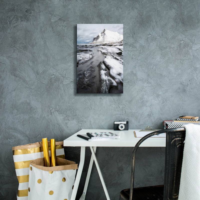  «Arctic Beach 1» par Danny Head, art mural sur toile, 12 po x 18 po, H 18 po x l 12 po