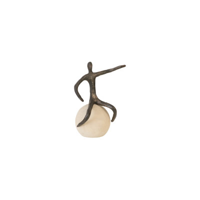 Personnage sur base en bois