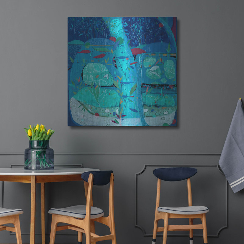  «The Dreaming Earth» par Sue Davis, art mural en métal, 12 po x 12 po, H 36 po x l 36 po