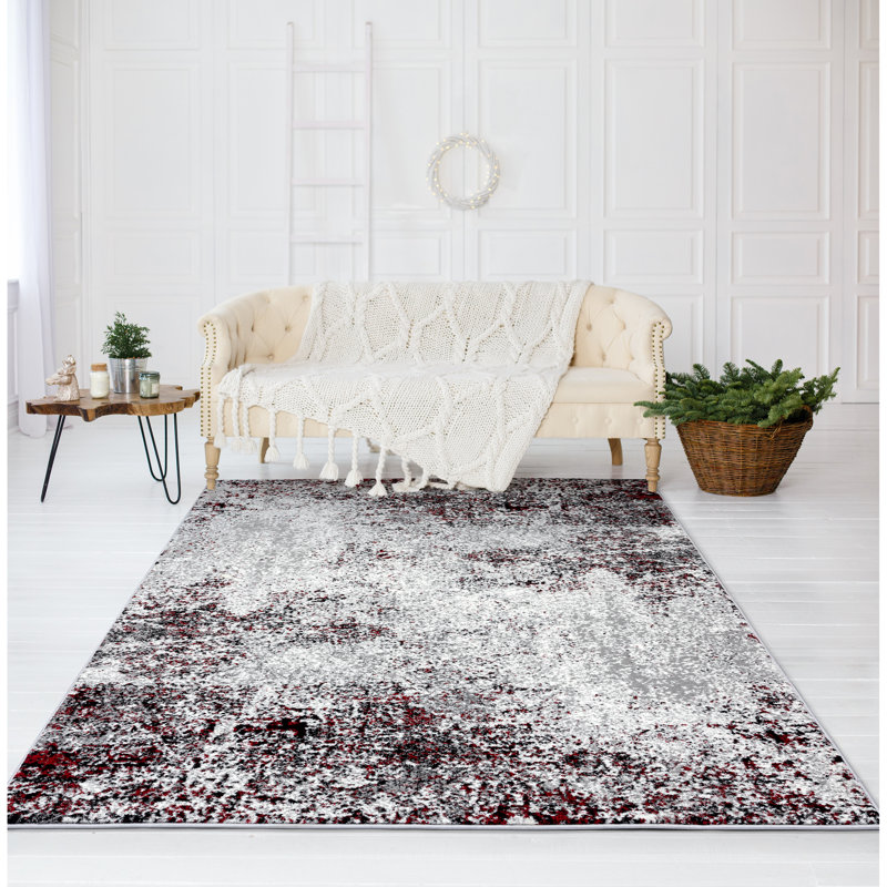 Seibold Abstract Indoor Rug, Rectangle 8' x 10'