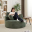 Canapé-lit simple en velours côtelé 50 pouces, aucun assemblage requis, fauteuil moderne moelleux pour le salon et la chambre à coucher-1336081147