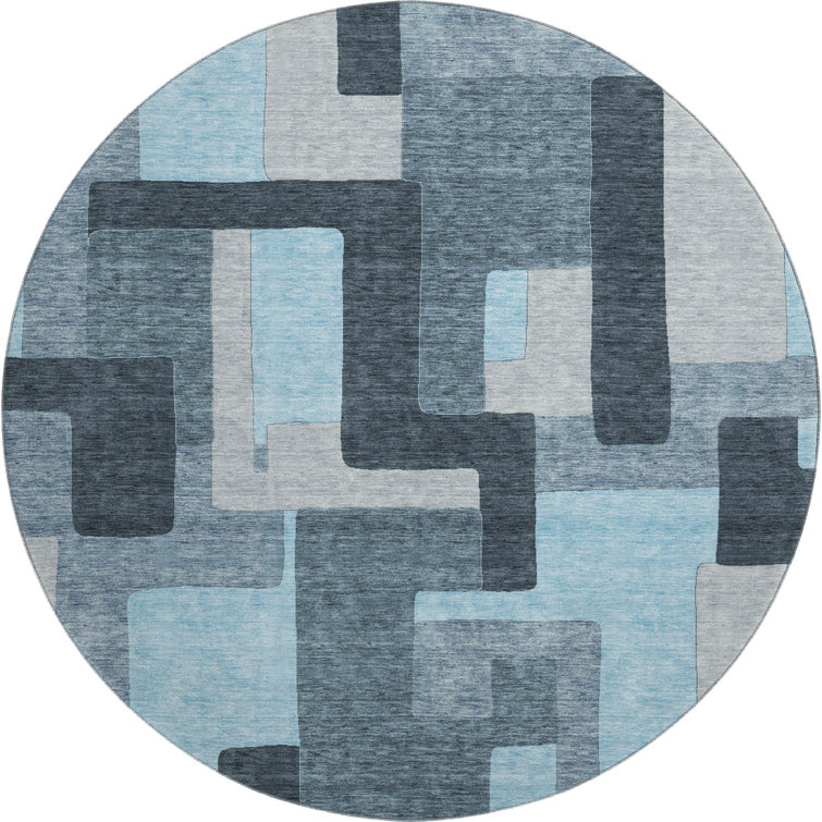 Premium Machine Washable Prisco Sky Rug