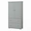 Large armoire de rangement pour salle de bain avec tablettes réglables