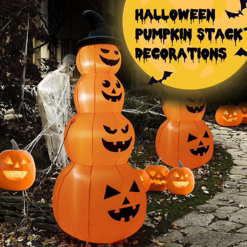 Décoration gonflable citrouille d'Halloween pour l'extérieur