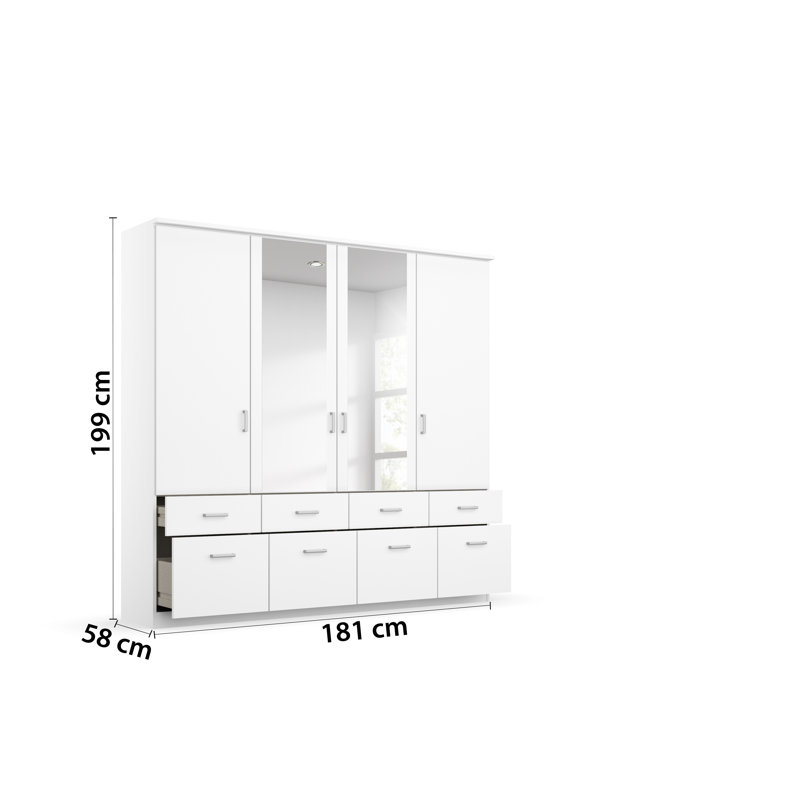 Bremen 4 Door Wardrobe