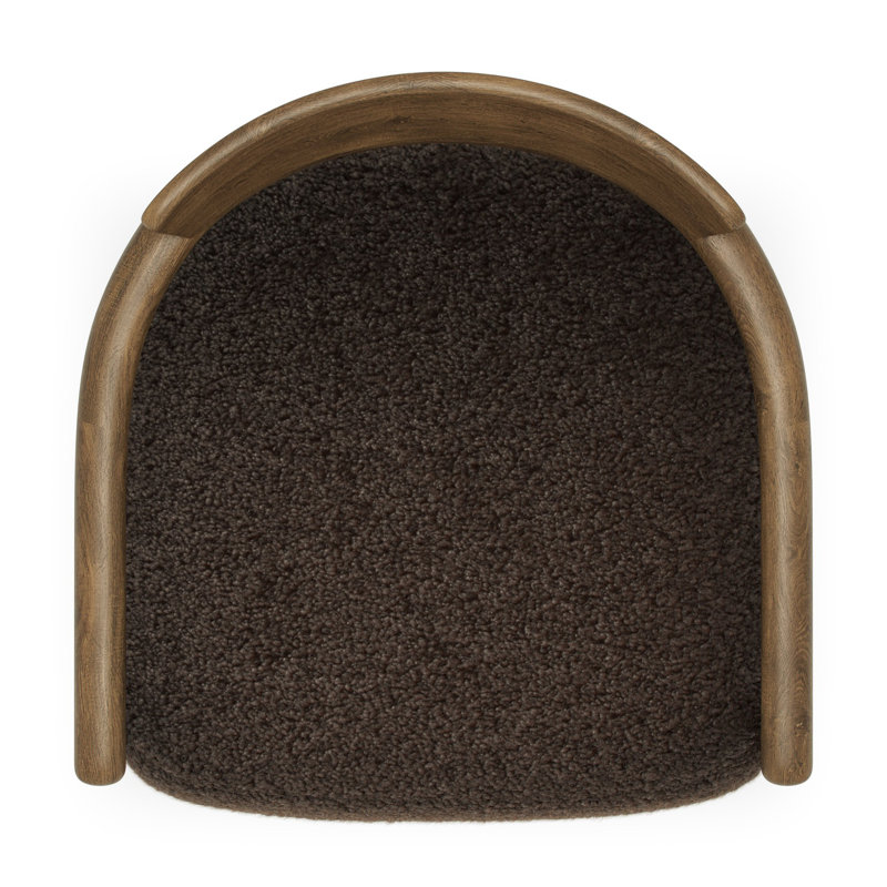 Armchair, Cocoa Shearling