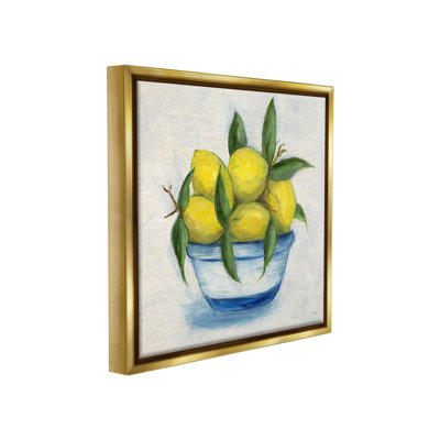 "Peinture traditionnelle de citrons" par Marilyn Dunlap sur toile