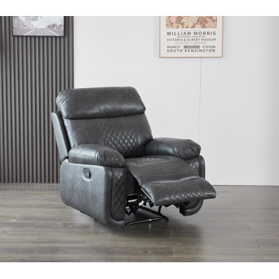 Bernartice Faux Leather Club Chair