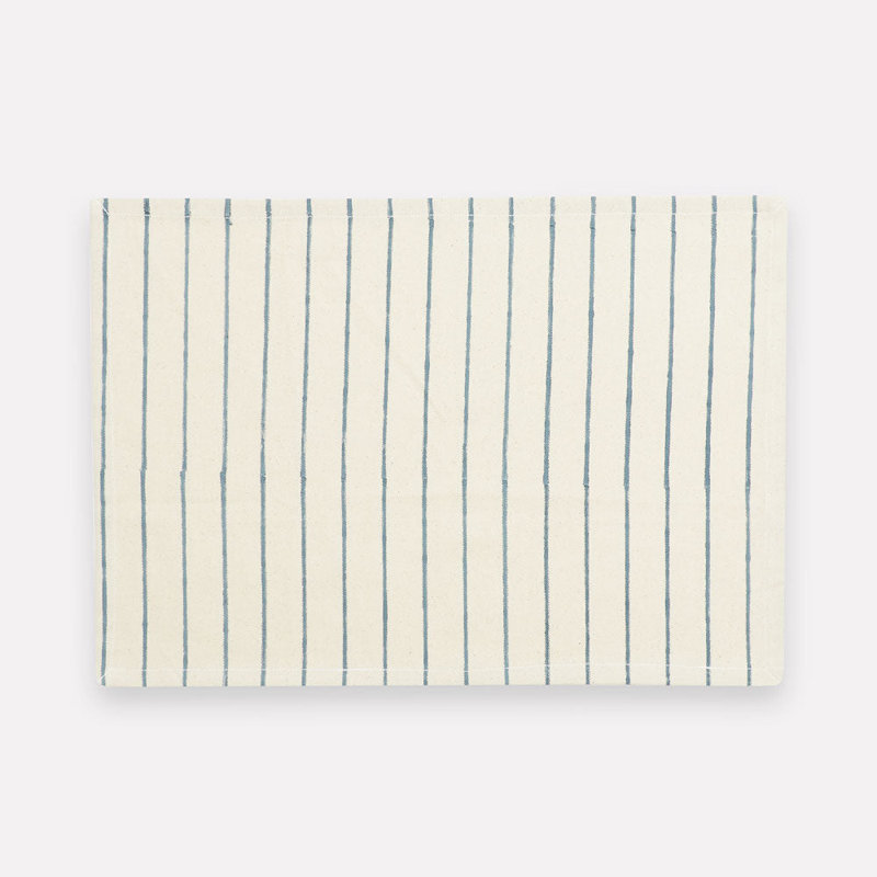 Cotton Twill, Spruce, 13" x 18", Striped