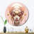 Futuristic Glam Model In Exquisite Pastel I Wall Clock-93394336