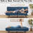 Jaykob 71'' Sleeper Futon Sofa Bed with Adjustable Arms,Linen Fabric Bed-Convertible Couch Loveseat Sleeper For Living Room, Bedroom, Studio, Apartment, Dorm, Home Office, Small Space-363825700