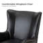 Cahyadi 76cm W Modern Faux Leather Chair with Wingback-360032561