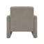 Fauteuil d'appoint en chenille gris