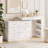 Vanity Desk with Mirror and Lights, Makeup Vanity Table with Flip-Top Tabletop and Storage 7 Drawers, 9 Compartments, 3 Shelves-441066378