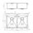 33" L x 22" W 50/50 Double Bowl 16 Guage Stainless Steel Drop-In Kitchen Sink-70481873