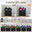 Small 3-Drawer Wood Dresser with Charging Station & LED Lights, Narrow Chest for Bedroom-1057993204