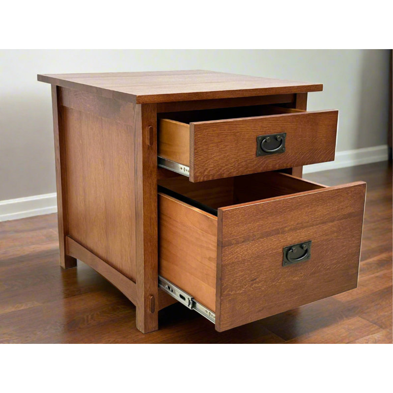 Mission Quarter Sawn Oak File Cabinet - Michael's Cherry, Michael's Cherry
