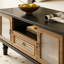 Table basse de style français avec rangement rétro-149610432-149610434