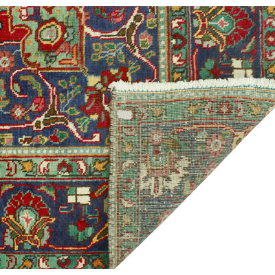 Khurram Distressed Gulshano Red Rug