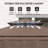 Outdoor Grill Gazebo 8' X 5'  Gazebo Shelter With Side Awning-126693433